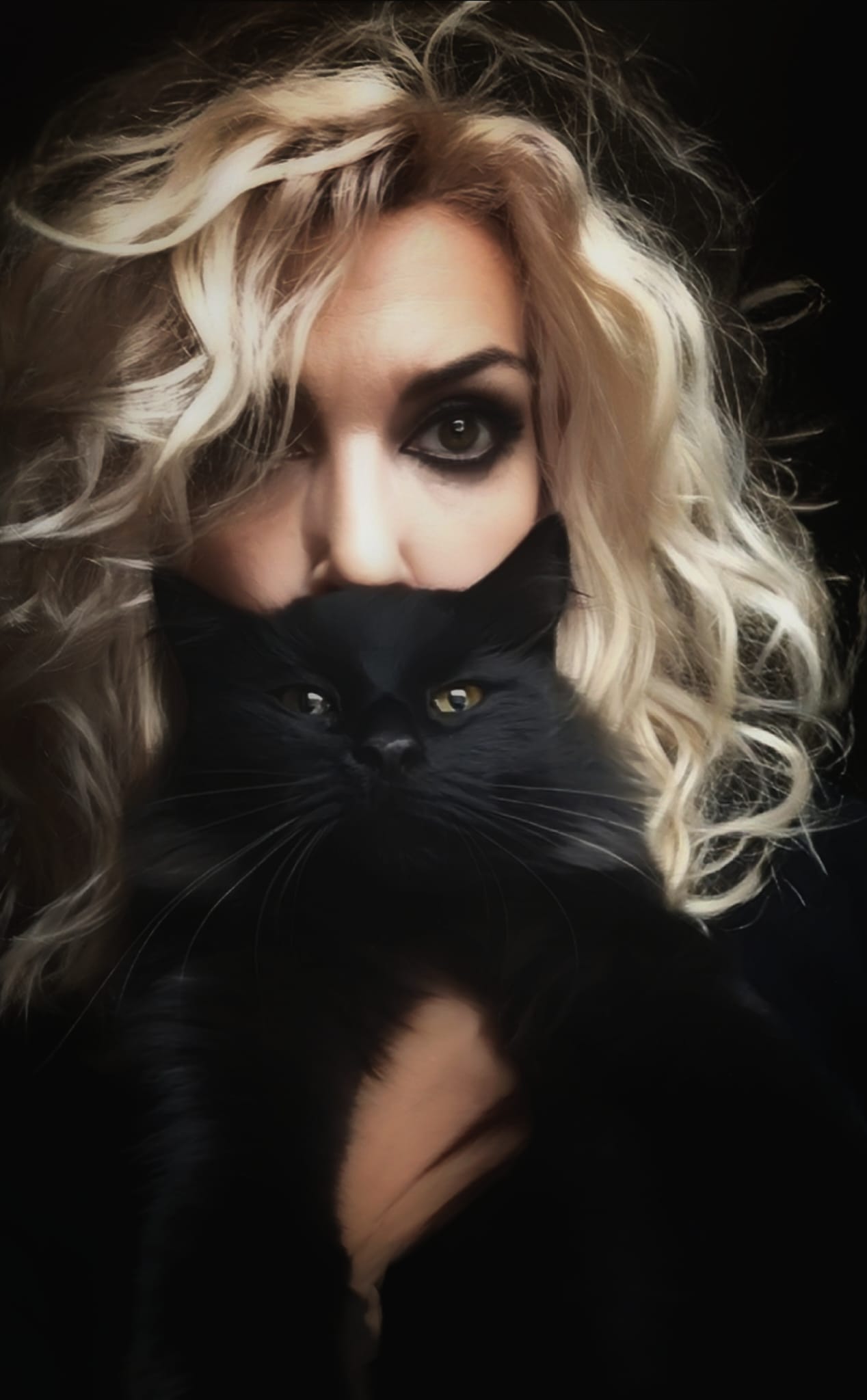 Portrait with dramatic lighting